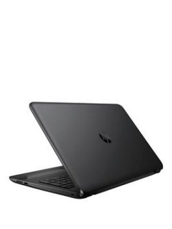 Hp 15-Ba104Na, Amd A9-9410 Dual Processor, 8Gb Ram, 1Tb Hard Drive, 15.6 Inch Laptop With Optional Microsoft Office 365 Home - Black - Laptop Only